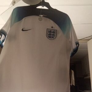 Nike White and Blue Jersey Modern Design